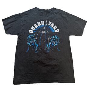WWE WRESTLING T-SHIRT ROMAN REIGNS GUARD THE YARD SIZE Large